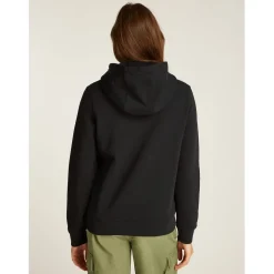 Tommy Jeans Hooded Regular Fit Sweatshirt in Black