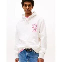 Tommy Jeans Novelty Hoodie in White