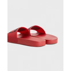 Tommy Jeans Sliders in Red