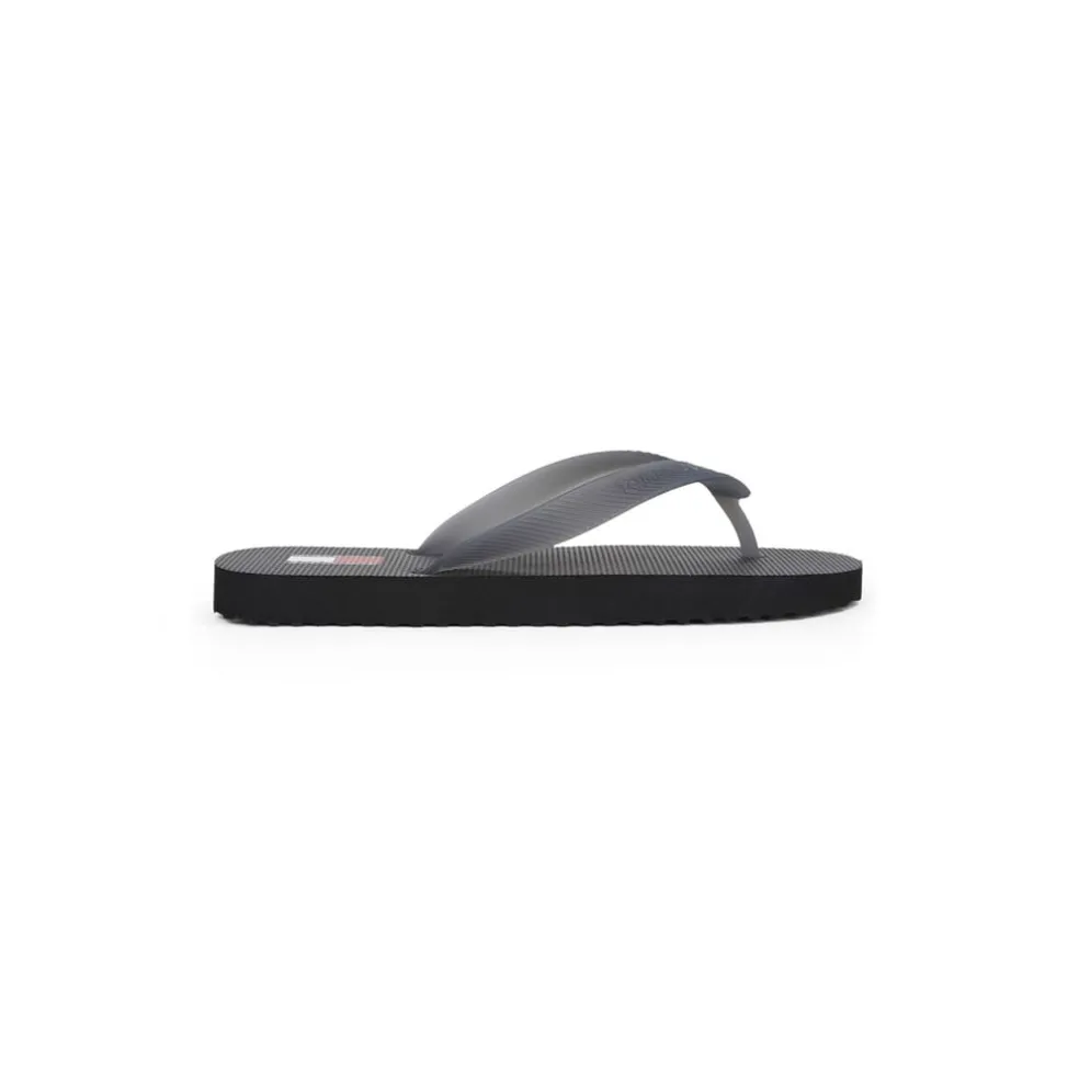 Tommy Jeans Tjw Logo Flip Flop in Black
