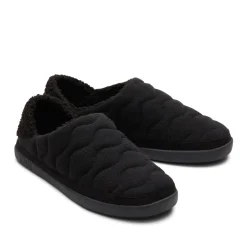 Toms Ezra Quilted Slippers in Black