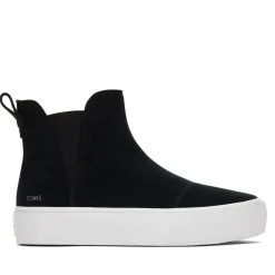 Toms Fenix Platform Chelsea Boots in Black