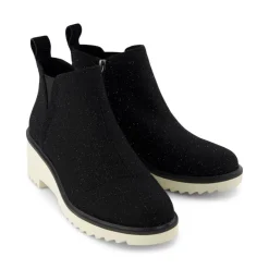 Toms Maude Twill Boots in Black