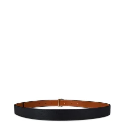 Tory Burch Burch 1inch Logo Belt in Black