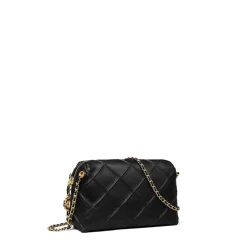 Tory Burch Fleming Cross Body Handbag in Black