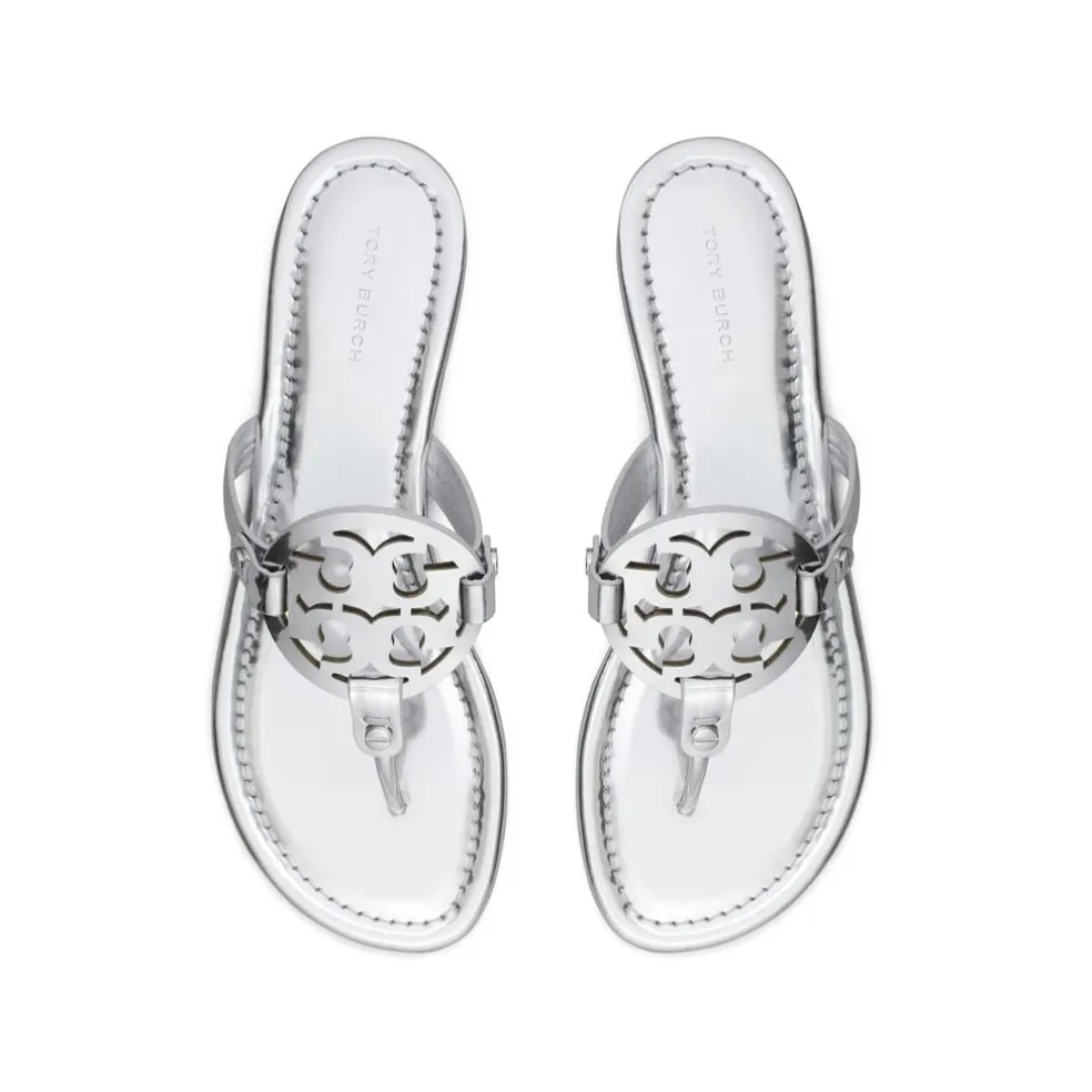 Tory Burch Miller Sandal in Silver
