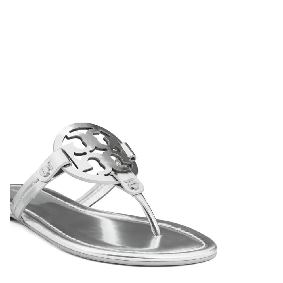 Tory Burch Miller Sandal in Silver