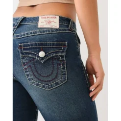 True Religion Becca Mid Rise Bootcut Jeans in Blue