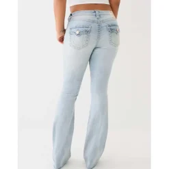 True Religion Bootcut Flared Regular Fit Jeans in Blue