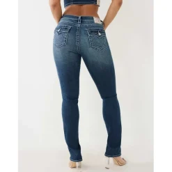 True Religion Cry Lace Up Jeans in Blue