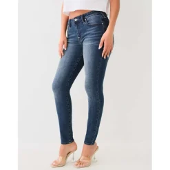 True Religion Crystal Skinny Jeans in Blue