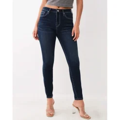 True Religion Halle High Rise Skinny Jeans in Blue