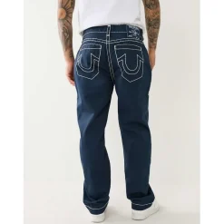True Religion Wide Leg Relaxed Fit Jeans in Blue