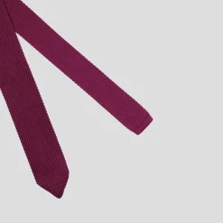 Twisted Tailor Jagger Knitted Tie Mens in Red