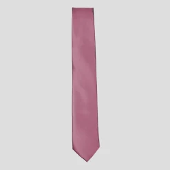 Twisted Tailor Plain Tie in Pink