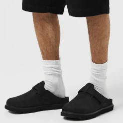 Ugg Solano Round Toe Mules in Black