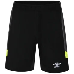 Umbro Goal Keeper Shorts in Black yellow