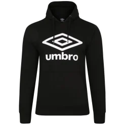 Umbro Mens Team Hoodie in Black