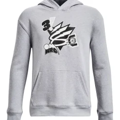 Under Armour Armour Curry Boys Big Splash Hoodie Hoody in Grey
