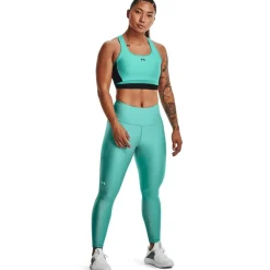 Under Armour Armour Heat Gear Hi Ankle Leggings in Green