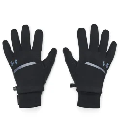 Under Armour Armour Ua Storm Fleece Run Gloves Running Glove Mens in Black