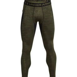 Under Armour Compression Fit Running Athletic Pants in Green