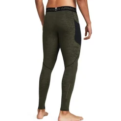 Under Armour Compression Fit Running Athletic Pants in Green
