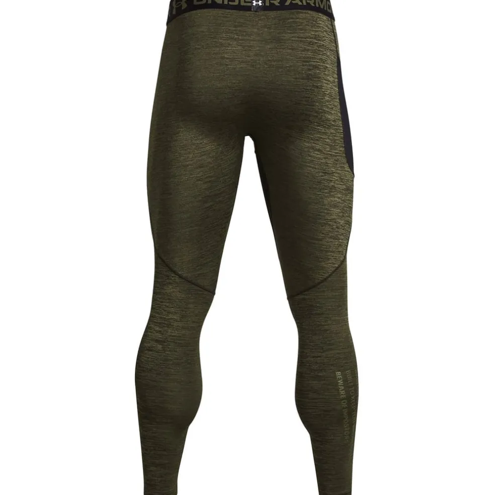 Under Armour Compression Fit Running Athletic Pants in Green