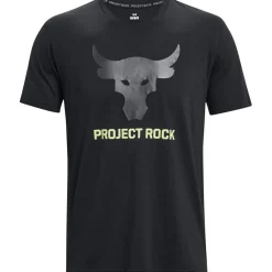 Under Armour Crew Neck Relaxed Fit Bull T-Shirt in Black