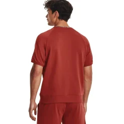 Under Armour Crew Neck Relaxed Fit Gym T-Shirt in Red