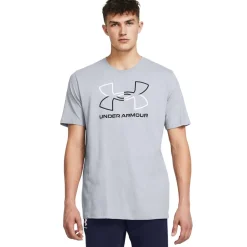 Under Armour Crew Neck Regular Fit Short Sleeve T-Shirt in Grey