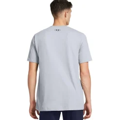 Under Armour Crew Neck Regular Fit Short Sleeve T-Shirt in Grey