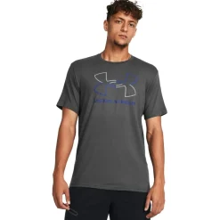 Under Armour Crew Neck Regular Fit Short Sleeve T-Shirt in Grey