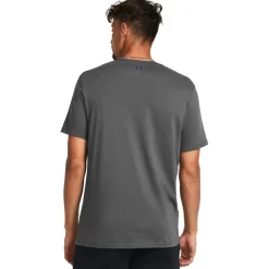 Under Armour Crew Neck Regular Fit Short Sleeve T-Shirt in Grey