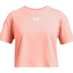 Under Armour Crop Sportstyle Logo ss in Orange