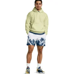 Under Armour Curry Hooded Relaxed Fit Sweatshirt in Green