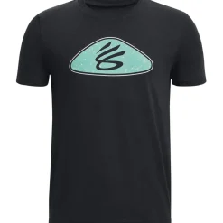 Under Armour Curry Logo ss in Black