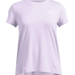 Under Armour Girls Relaxed Fit Crew Neck T-Shirt in Purple