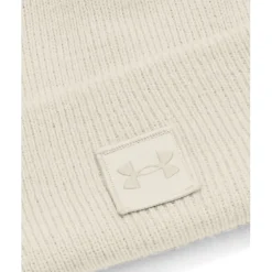 Under Armour Halftime Shallow Cuff Beanie in White