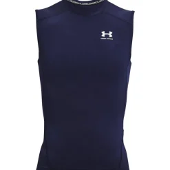 Under Armour Heat Gear Compression Sleeveless T-Shirt in Blue