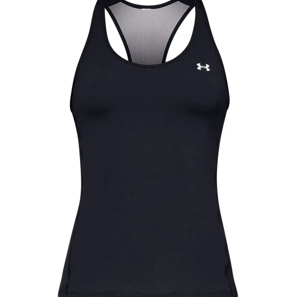 Under Armour HeatGear Racer Tank Top Ladies in Black