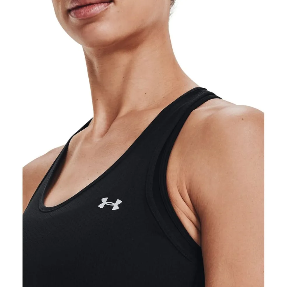 Under Armour HeatGear Racer Tank Top Ladies in Black