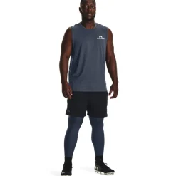 Under Armour HG ArmourP Logo Running Pants in Grey