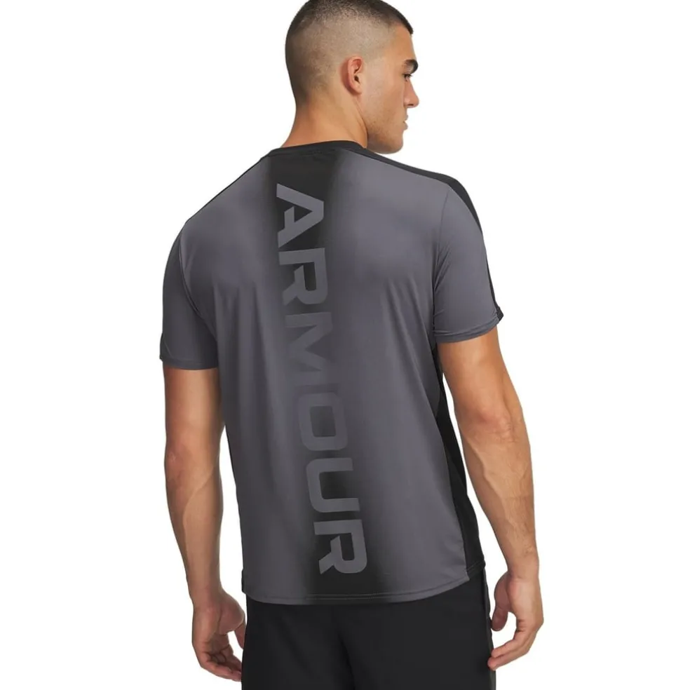 Under Armour Hg Wordmrk T in Grey