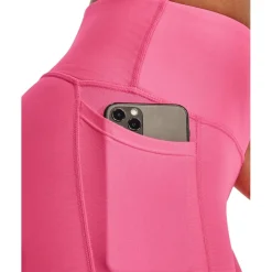 Under Armour HiRise Athletic Running Pants in Pink