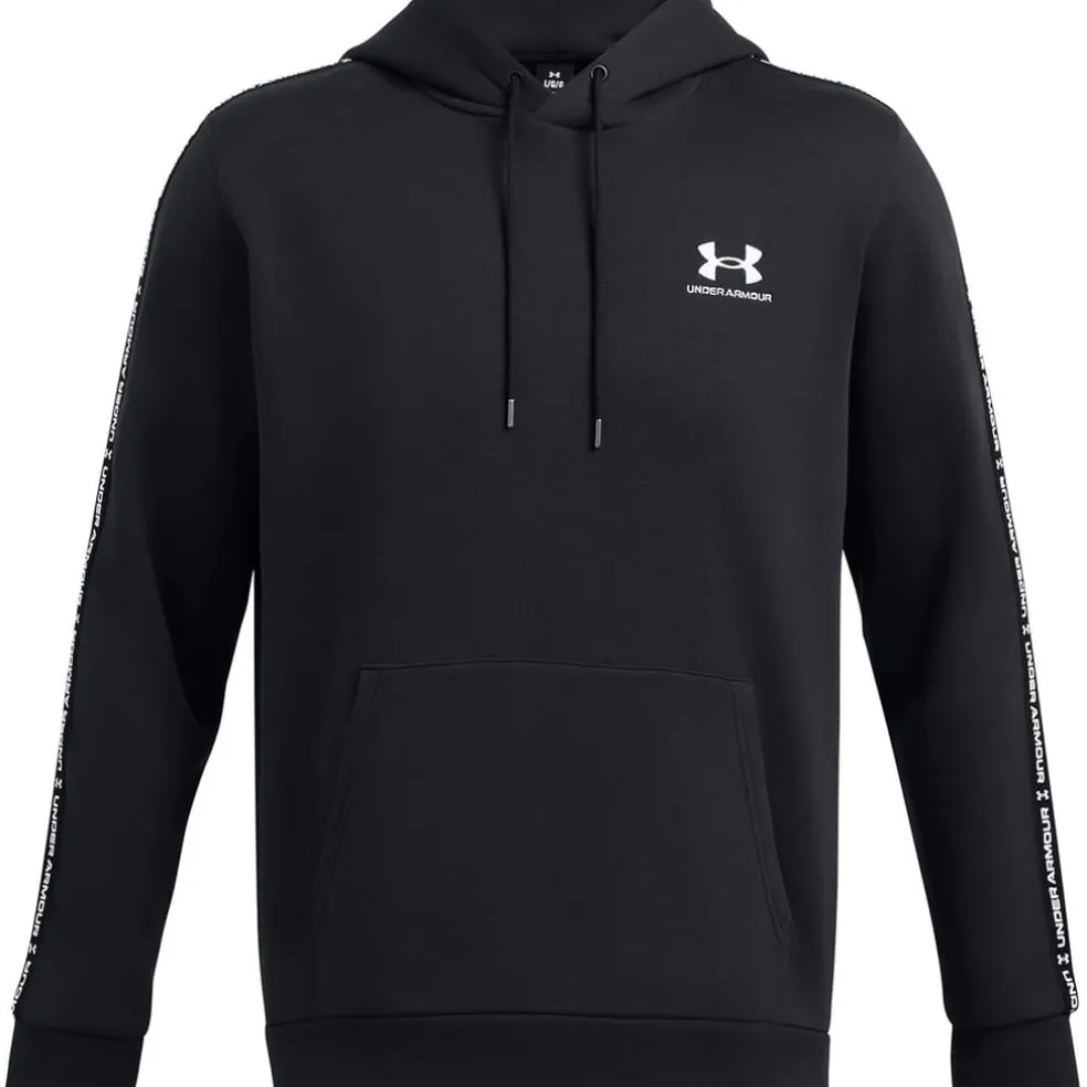 Under Armour Hooded Regular Fit Long Sleeve Sweatshirt in Black