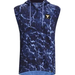 Under Armour Hooded Ruched Relaxed Fit Sweater in Blue