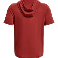 Under Armour Hooded Sleeveless Relaxed Fit Sweatshirt in Red