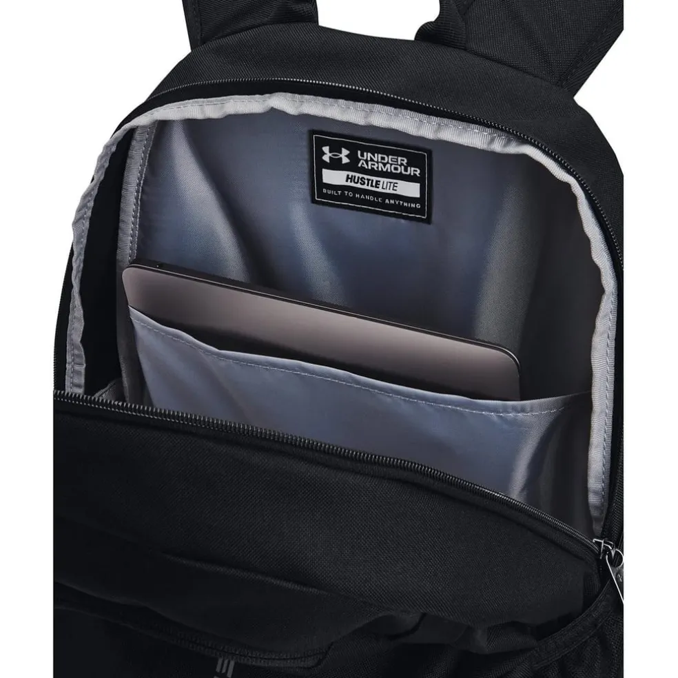 Under Armour Hustle Lite Backpack in Black