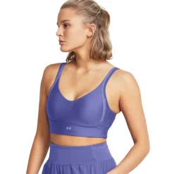 Under Armour Infin Strap Slim Fit Bra in White